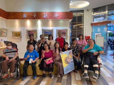 藝點亮身障油畫培訓班聯展