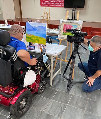 大愛台現場採訪3