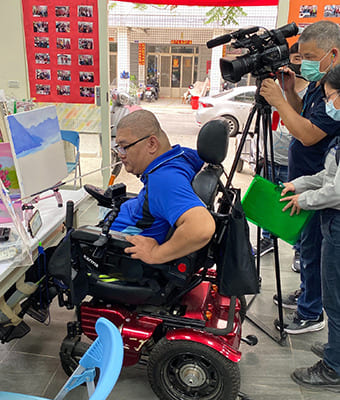 大愛台現場採訪5